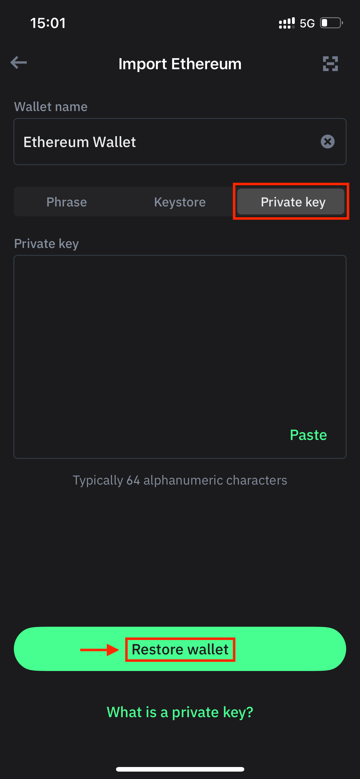 Wie man seine ETH aus der Coinomi-Wallet wiederherstellt – BTC Direct -  German
