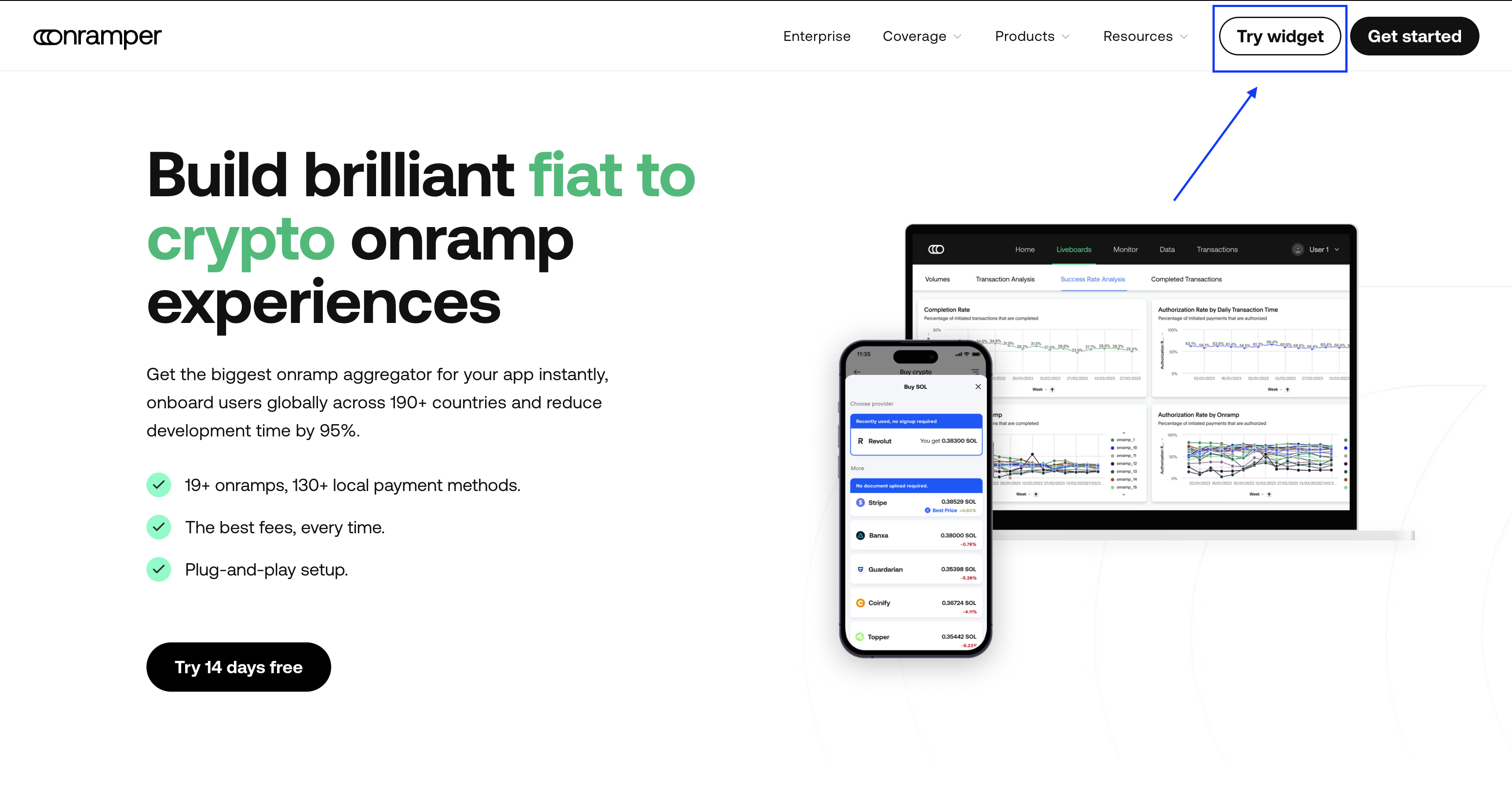 How do I use Onramper? – BTC Direct - English