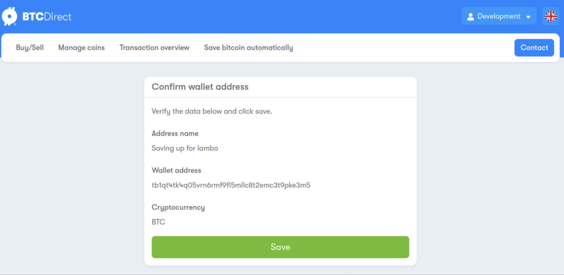 Hoe kan ik mijn wallet adres toevoegen aan mijn BTC Direct adresboek? – BTC  Direct Vlaams
