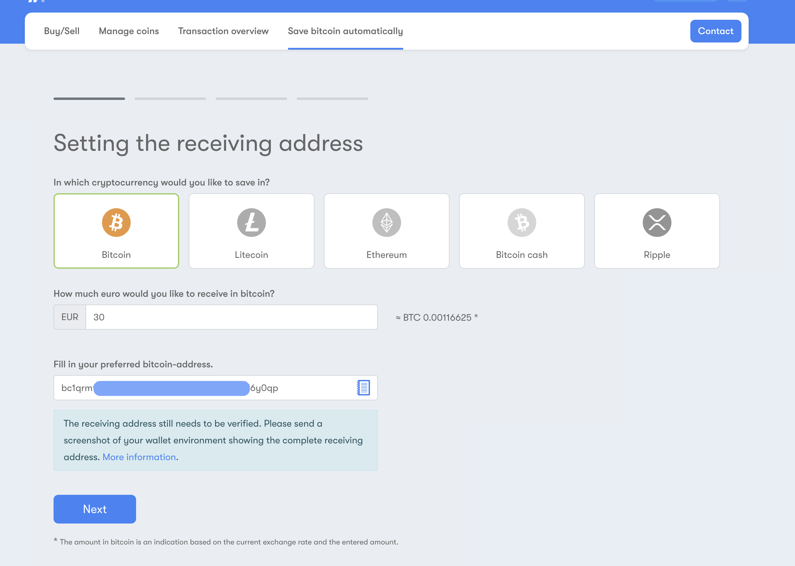 Hoe start ik een DCA order (Dollar-Cost-Average) via BTC Direct? – BTC  Direct - Nederlands