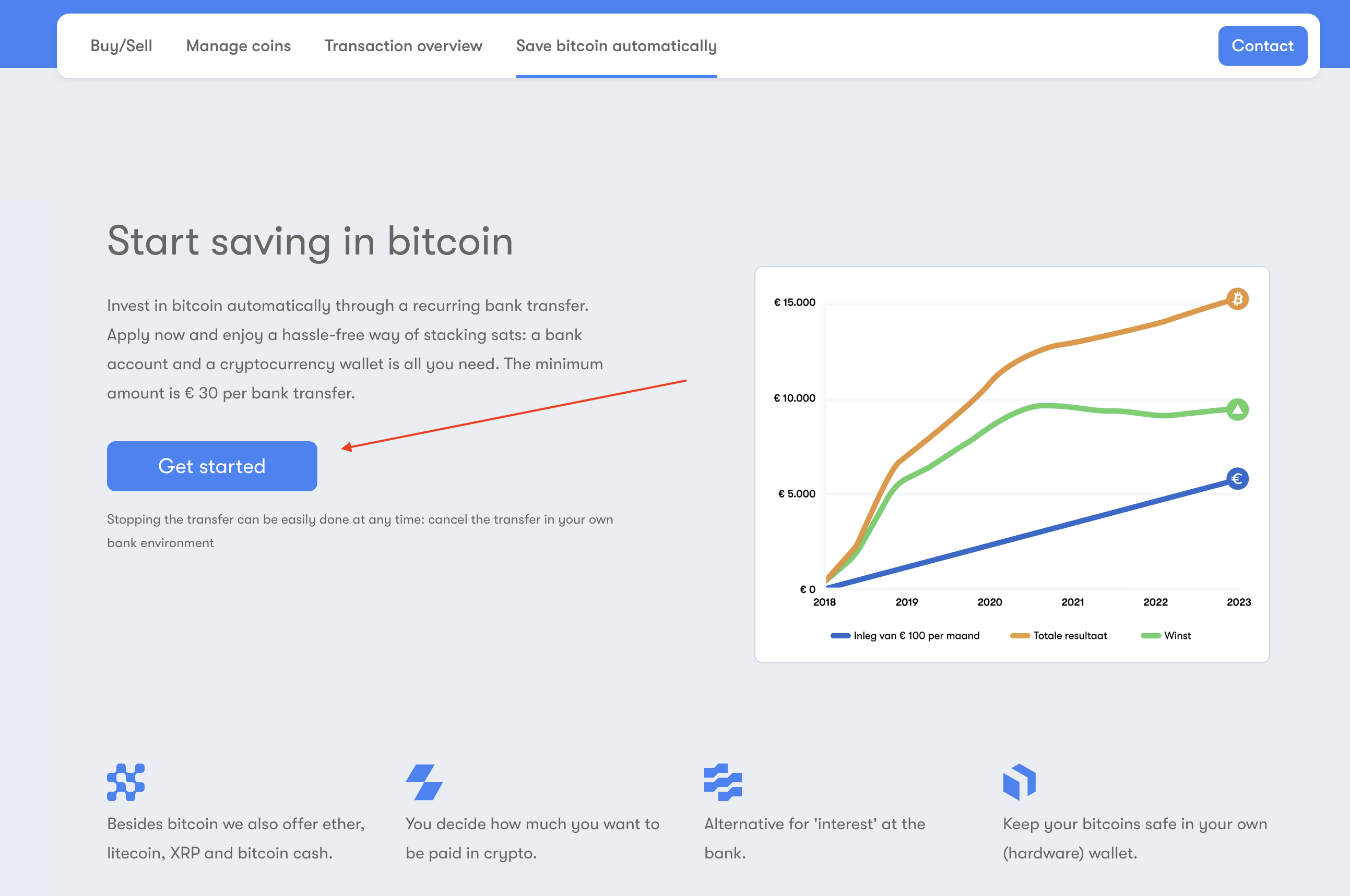 Hoe start ik een DCA order (Dollar-Cost-Average) via BTC Direct? – BTC  Direct - Nederlands