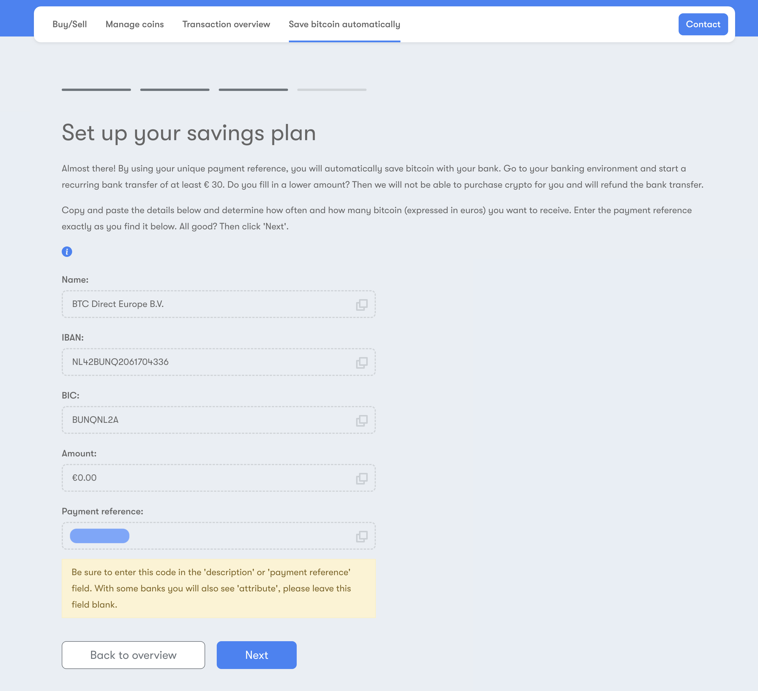 Hoe start ik een DCA order (Dollar-Cost-Average) via BTC Direct? – BTC  Direct - Nederlands