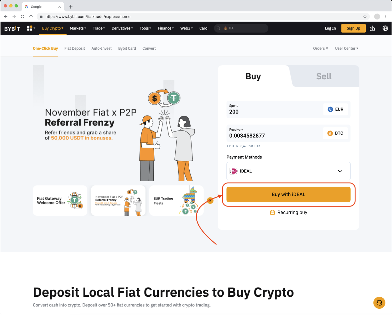 Hoe koop ik cryptocurrency op ByBit met BTC Direct? – BTC Direct -  Nederlands