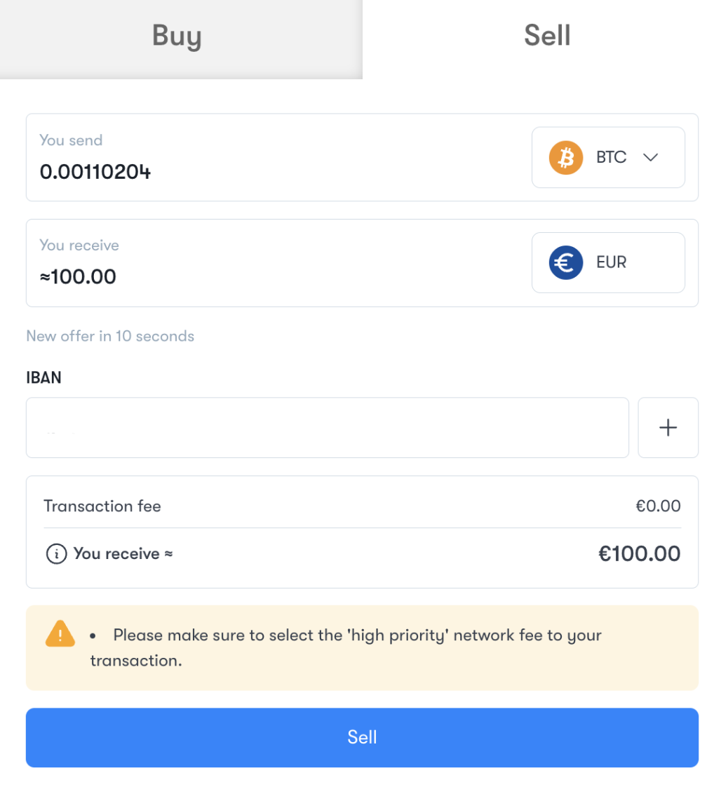 Hoe verkoop ik cryptocurrency via de BTC Direct website? – BTC Direct -  Nederlands
